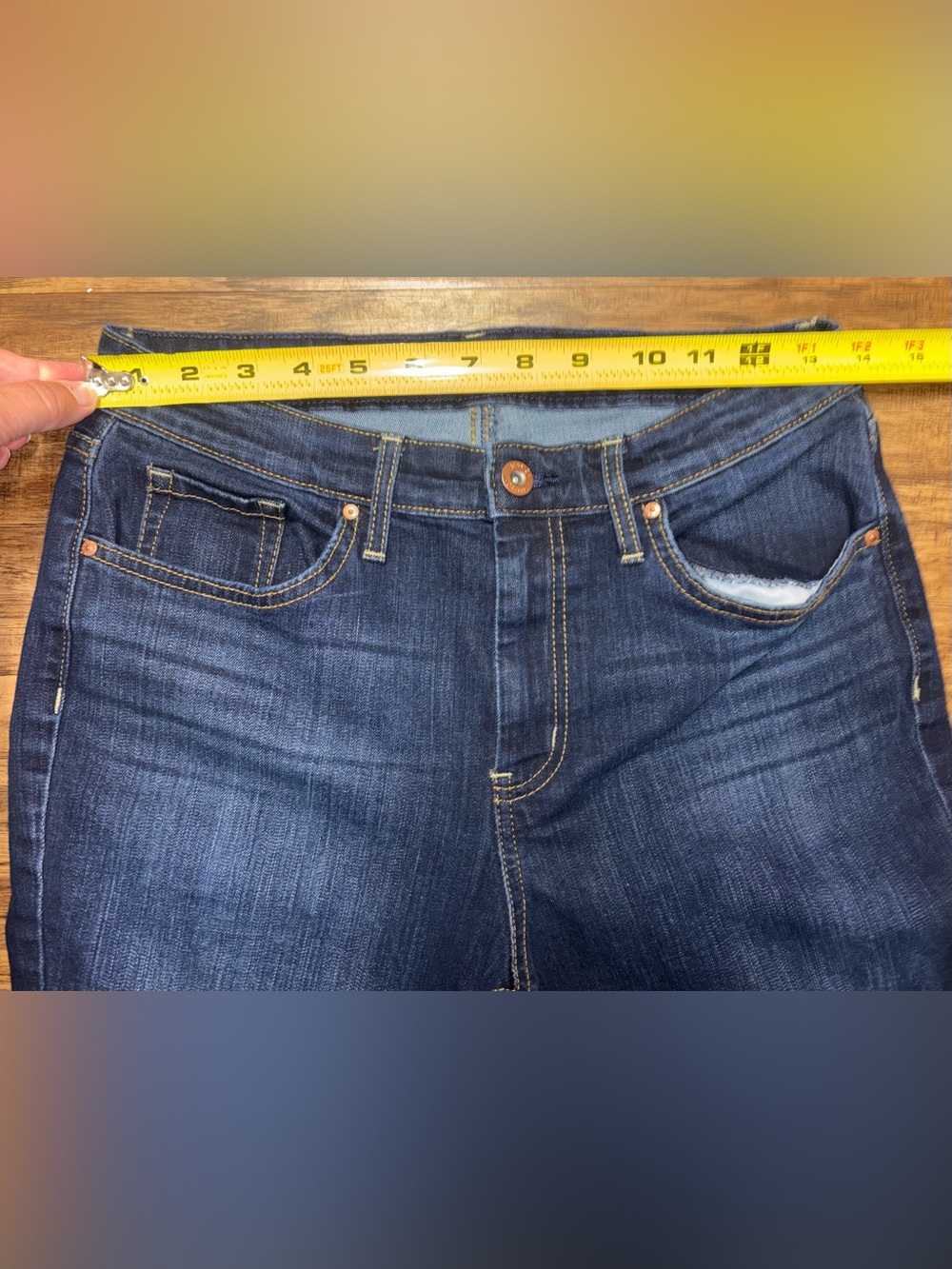 Jessica Simpson Adored High Rise Flare Jeans Size 29 - Picture 5 of 10